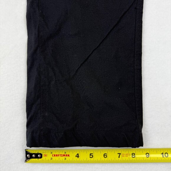 Eddie Bauer Men's Stretch Black Fleece-Lined Tech Nylon Pants 32x30 Hiking NWOT - Picture 9 of 10